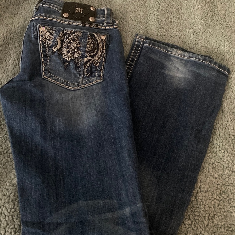 Miss Me boot cut jeans size 30